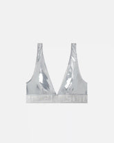 Metallic Triangle Bikini Top
