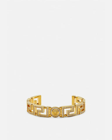 Greca Crystal Cuff Bracelet