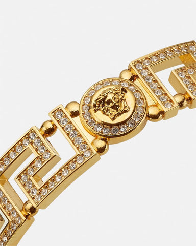 Greca Crystal Cuff Bracelet