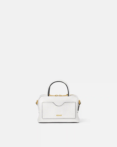La Medusa Leather Mini Boston Bag