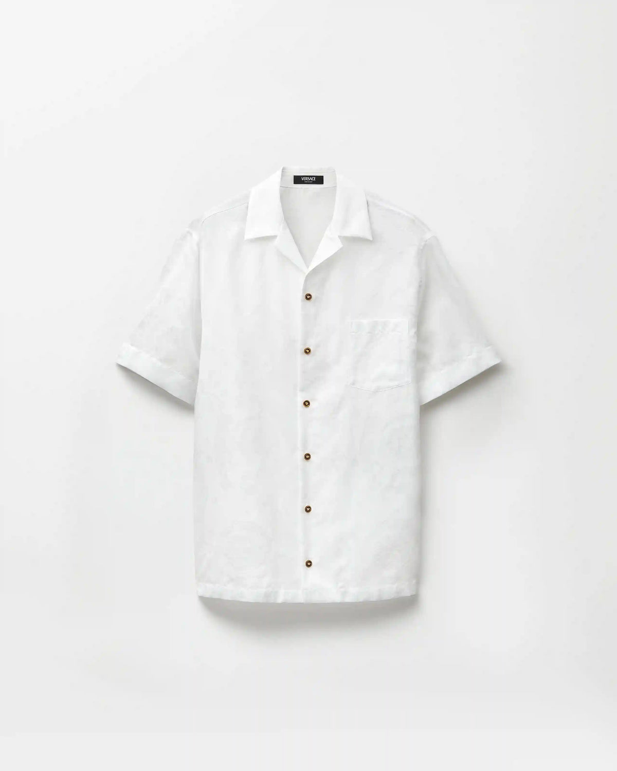 Jacquard Silk-Blend Shirt
