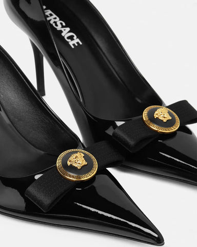 Gianni Ribbon Patent Pumps 85 mm