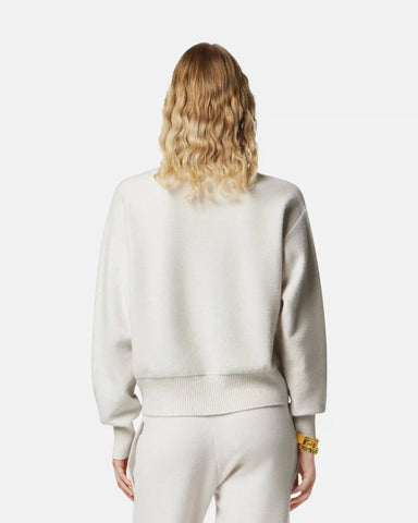 Cashmere-Wool Knit Sweater