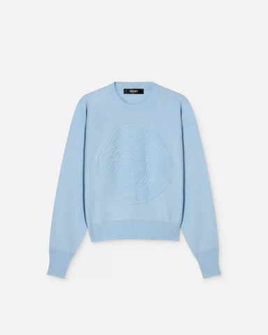 Cashmere-Wool Knit Sweater