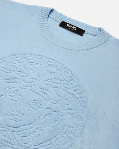 Cashmere-Wool Knit Sweater