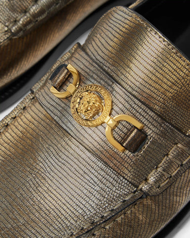 Medusa '95 Lizard-Effect Loafers