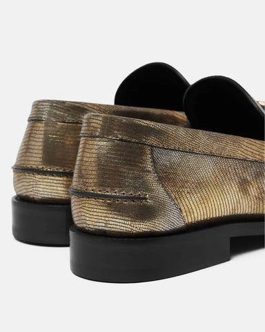 Medusa '95 Lizard-Effect Loafers