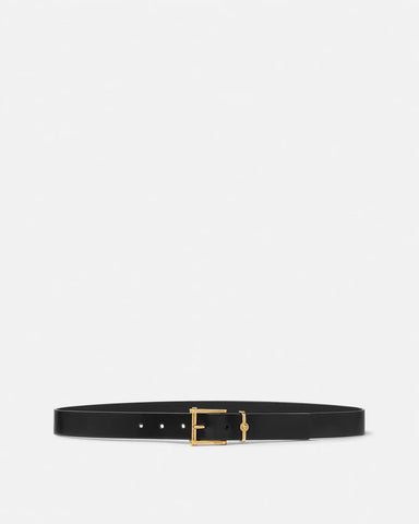 Column Leather Belt 3 cm