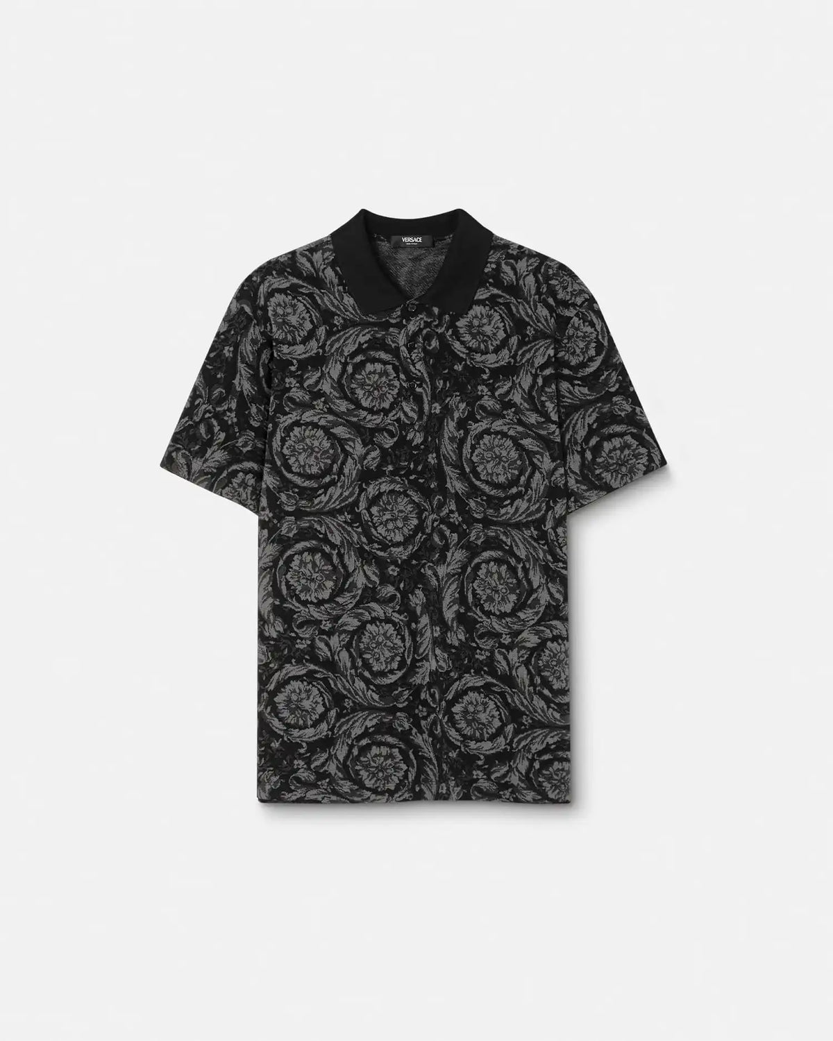 Jacquard Cotton PiquÃ© Polo