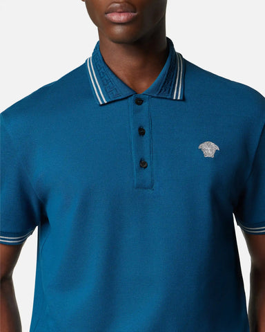 Embroidered Cotton PiquÃ© Polo