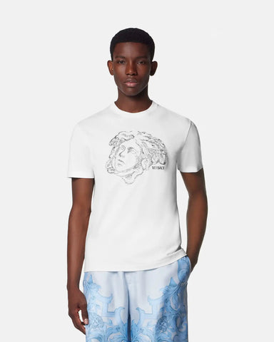 Embroidered Cotton-Jersey T-Shirt