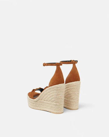 Medusa '95 Suede Wedge Sandals 120 mm