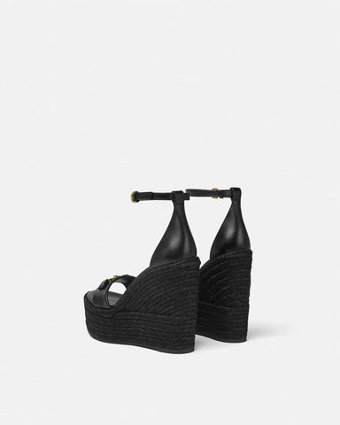 Medusa '95 Leather Wedge Sandals 120 mm