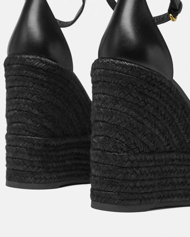 Medusa '95 Leather Wedge Sandals 120 mm