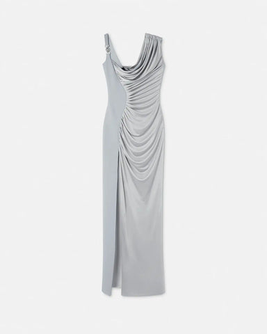Viscose Liquid Jersey Draped Gown