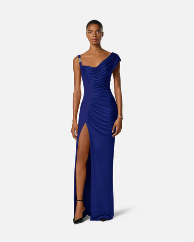 Viscose Liquid Jersey Draped Gown