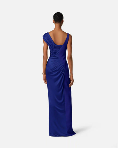 Viscose Liquid Jersey Draped Gown