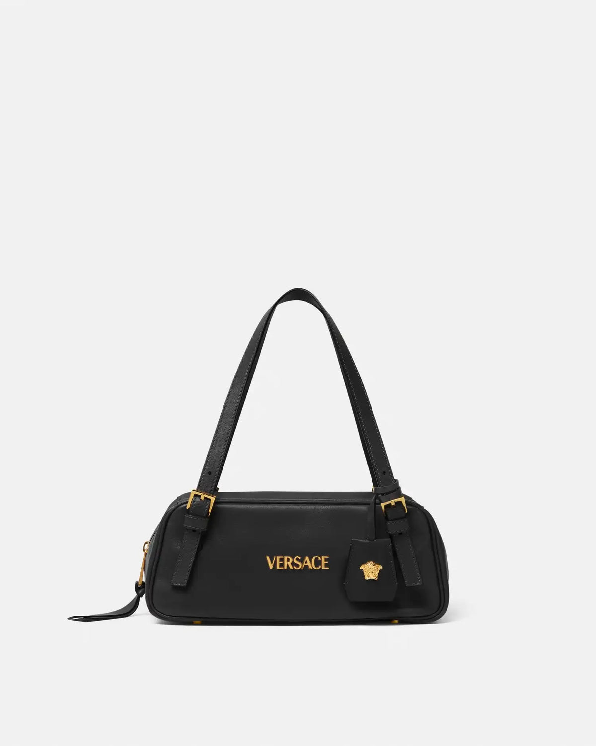 Versace Tag Nappa Bowling Bag