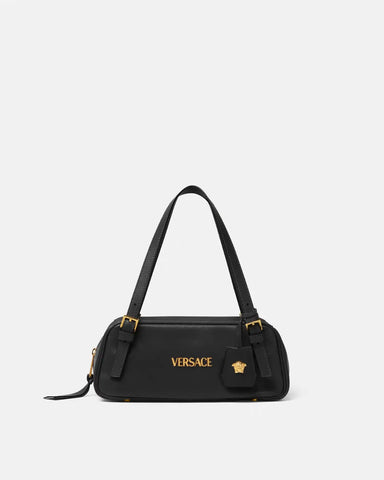 Versace Tag Nappa Bowling Bag