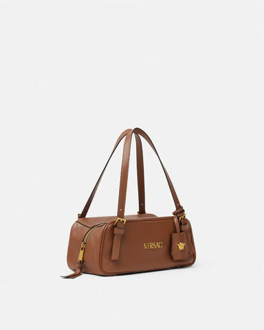 Versace Tag Nappa Bowling Bag