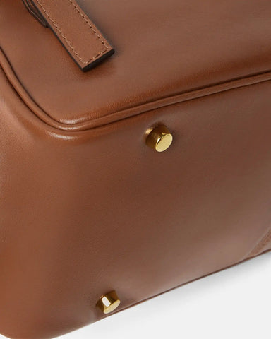 Versace Tag Nappa Bowling Bag