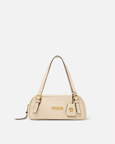 Versace Tag Nappa Bowling Bag