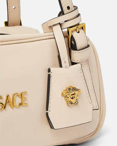 Versace Tag Nappa Bowling Bag