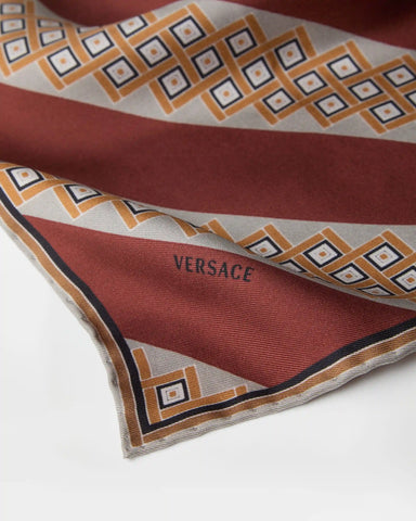 Printed Silk Twill Pocket Square
