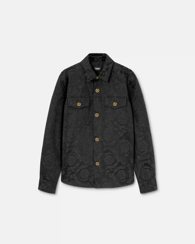 Jacquard Cotton Overshirt