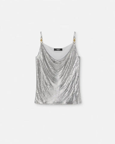 Metal Mesh Camisole Top