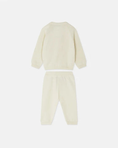 Baby Embroidered Cotton Knit Sweater Set