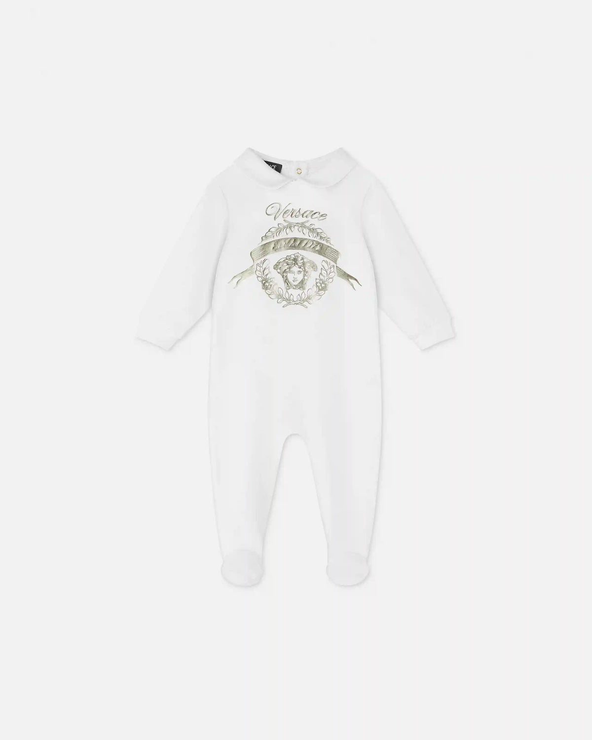 Baby Printed Cotton-Jersey Sleepsuit