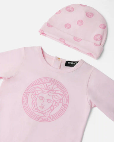 Baby Printed Cotton-Jersey Sleepsuit Set