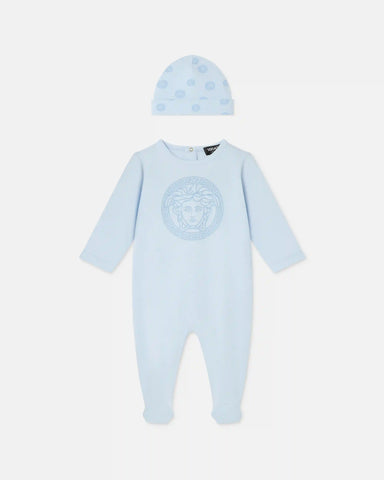 Baby Printed Cotton-Jersey Sleepsuit Set