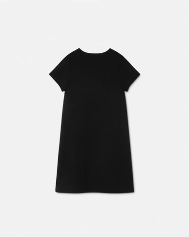 Kids Embellished Milano-Stitch Flared Dress