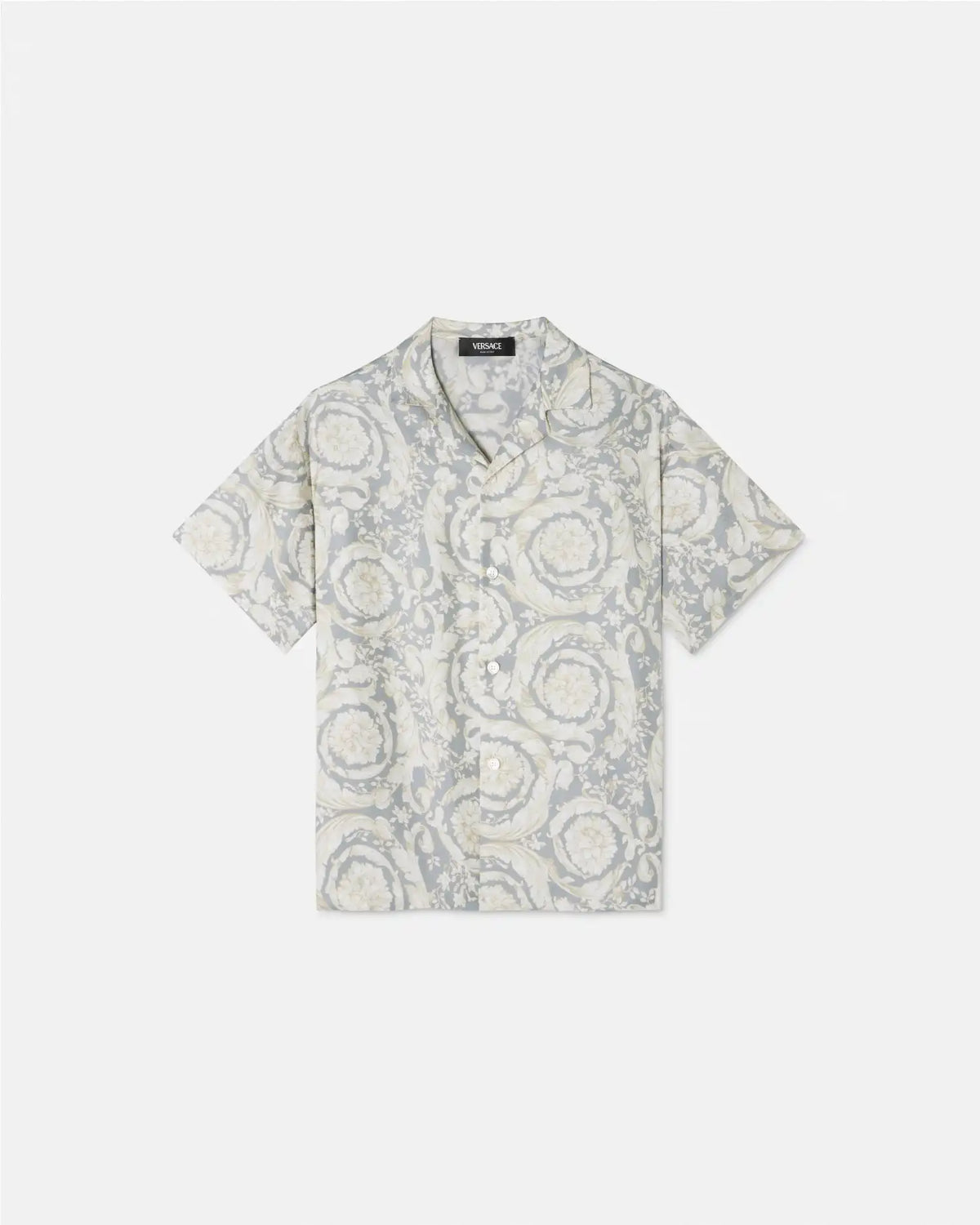 Kids Printed Silk Twill Shirt