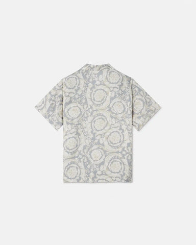 Kids Printed Silk Twill Shirt