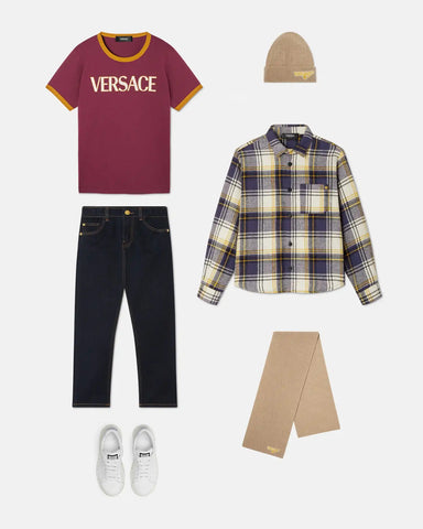 Kids Embroidered Skinny Jeans