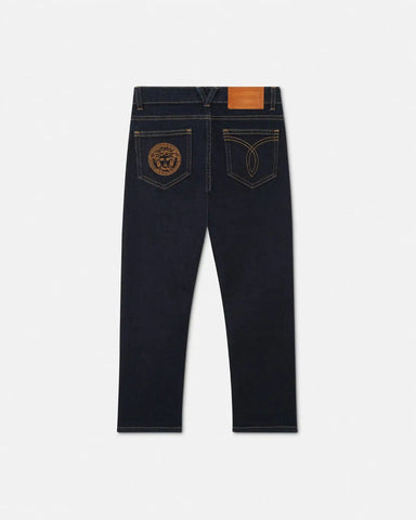 Kids Embroidered Skinny Jeans
