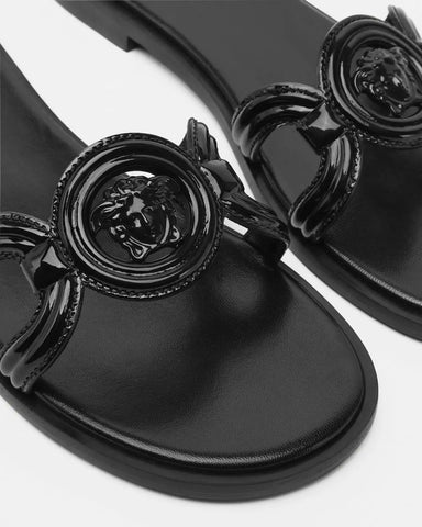 Medusa '95 Patent Flat Sandals