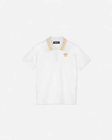 Kids Embroidered Cotton-PiquÃ© Polo