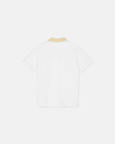 Kids Embroidered Cotton-PiquÃ© Polo