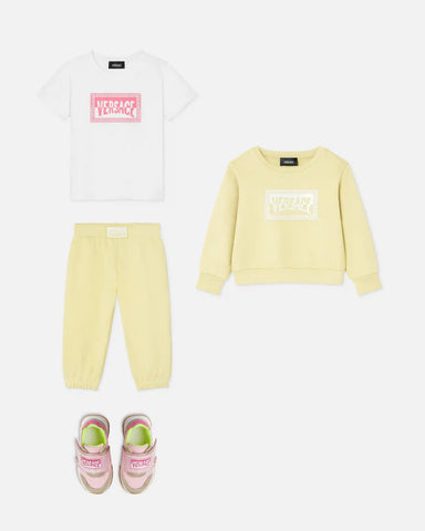 Kids Printed Cotton-Jersey Sweatpants