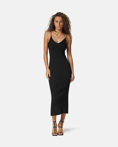 Viscose Knit Midi Dress