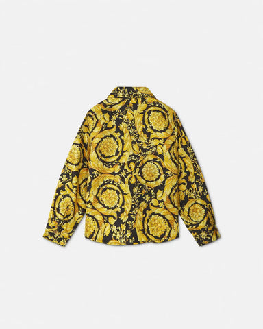 Kids Printed Silk Twill Shirt