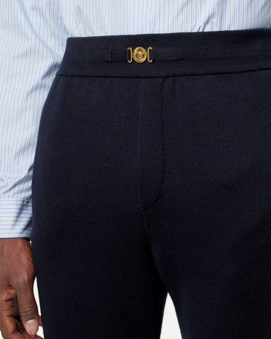 Cashmere-Cotton Knit Sweatpants