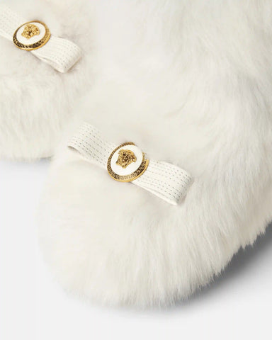 Gianni Ribbon Shearling Boots