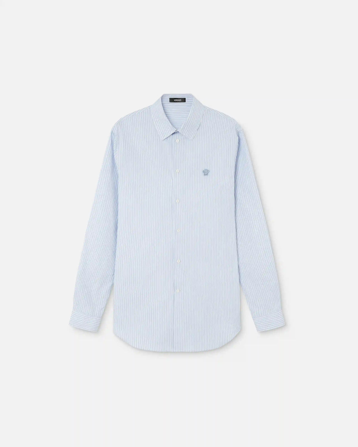 Striped Cotton-Poplin Slim Shirt