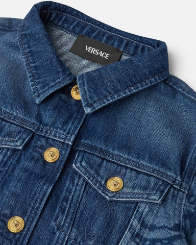Kids Lasered Denim Blouson