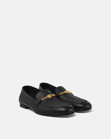 Medusa Leather Loafers